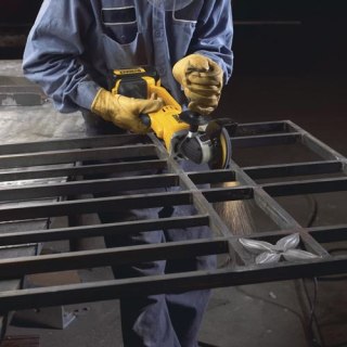Akumulatorowa szlifierka kątowa 125mm, 18V Li-Ion 2x4,0Ah, DeWalt [DCG412M2-QW]