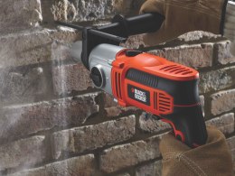 Elektryczna dwubiegowa wiertarka udarowa 910W w walizce Black+Decker [KR911K-QS]