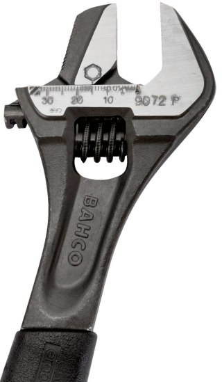 Klucz nastawny szwedzki 257mm 10" z dwukierunkową szczęką 33mm Ergo BAHCO [9072 P]