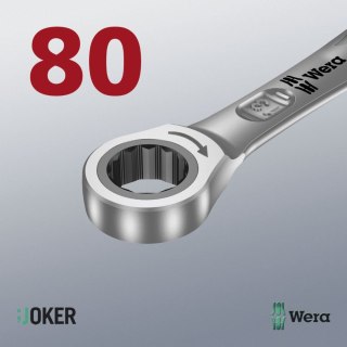 Klucz płasko-oczkowy z grzechotką 18mm , Joker 6000, Wera [05073278001]
