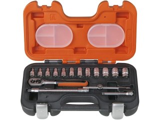 Zestaw kluczy nasadowych, calowych 1/4" 16szt. BAHCO [S160AF]