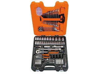 Zestaw nasadek 1/4" i 1/2" oraz kluczy płasko-oczkowych, imbusowych i nasadowych, 108 szt. BAHCO [S108]
