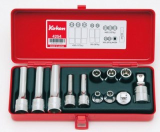 Zestaw nasadek Torx E Koken [4254]
