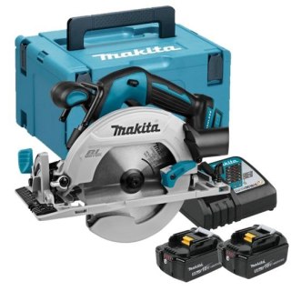 Akumulatorowa pilarka tarczowa 165mm 18V Li-ion 2x5,0Ah Makita [DHS680RTJ]