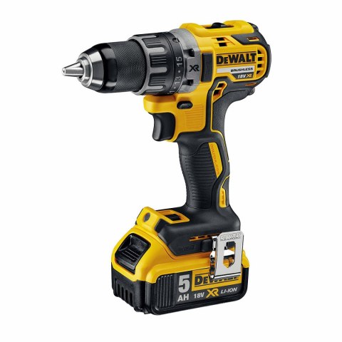 Akumulatorowa wiertarko-wkrętarka DeWALT [DCD791P2-QW] 18V Li-Ion, 2x5,0Ah