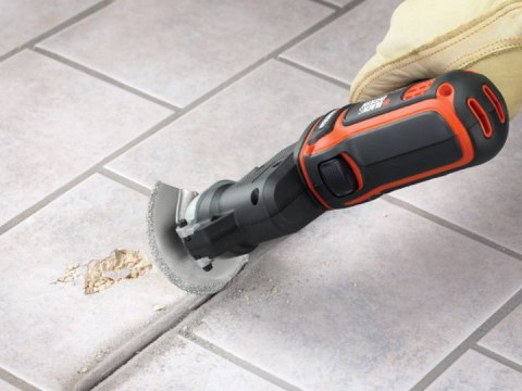 Głowica oscylacyjnego urządzenia wielofunkcyjnego systemu MULTIEVO + akcesoria Black+Decker [MTOS4-XJ]