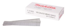 Gwoździe /szpilki o długości 25mm, do gwoździarki AF505, AF506, AF550H, DFN350, DBN500, 5000szt. Makita [F-31883]