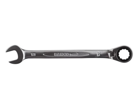 Klucz płasko-oczkowy z dwukierunkową grzechotką M19 Bahco [1RM-19]