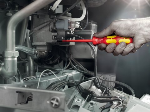 Komplet 14szt. wkrętaków płaskich, PZ + próbnik napiecia w izolacji VDE, WERA [05105631001]