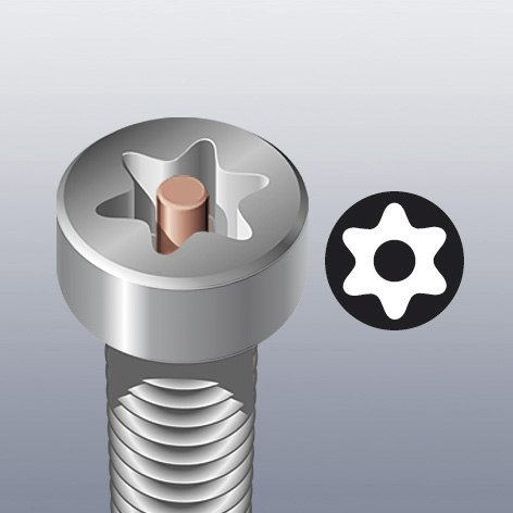 Komplet kluczy trzpieniowych do śrub Torx Multicolour [05073599001]