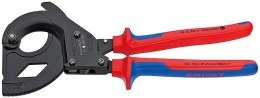 Nożyce zapadkowe do cięcia kabli zbrojonych 315mm KNIPEX [95 32 315 A]