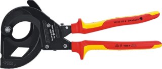 Nożyce zapadkowe do cięcia kabli zbrojonych w izolacji VDE 315mm KNIPEX [95 36 315 A]