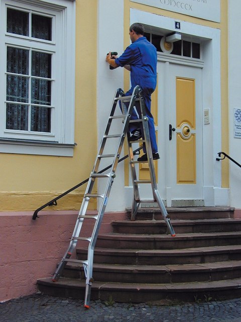 Przegubowa drabina teleskopowa 4x5 TeleVario KRAUSE [129987]