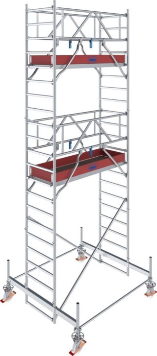 Rusztowanie jezdne Seria 100, 2x0,75m, wys. rob. 6,5m, STABILO PROFESSIONAL KRAUSE [773036P]