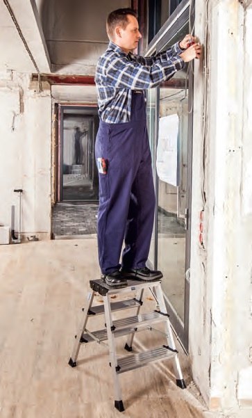 Schodki dwustronne montażowe składane 2x3 TREPPO MONTO KRAUSE [126030]