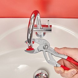 Szczypce do syfonów sanitarnych z wymiennymi szczękami 250mm Knipex [81 13 250]