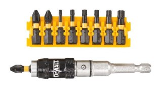 Zestaw 10szt. końcówek udarowych 1/4" Torsion do śrub PZ, PH, Torx DeWALT [DT70578T-QZ]