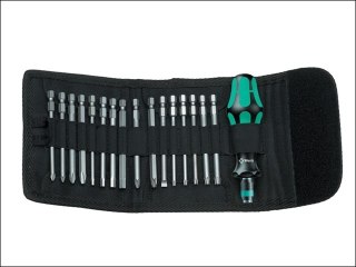 Zestaw 17szt. końcówek 1/4" z rękojeścią Kraftform Kompakt 60 2go WERA [05059295001]
