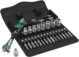 Zestaw 28szt. kluczy nasadowych i końcówek 1/4", 5-13mm, Kraftform Kompakt 8100 SA 6 Zyklop Speed 2go Wera [05004016001]