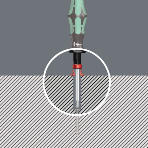 Zestaw narzędzi 1/4" bitów, nasadek i wierteł z próbnikiem napięcia Kraftform Kompakt H 1 do drewna Wera [05135939001]
