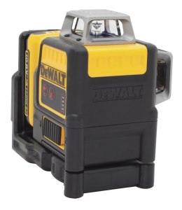 Akumulatorowy, samopoziomujący laser krzyżowy 360° z wiązką czerwoną 20m, 10,8V Li-Ion 2,0Ah DeWalt [DCE0811D1R-QW]