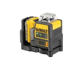 Akumulatorowy, samopoziomujący laser krzyżowy 360° z wiązką zieloną do 30m, 10,8V Li-Ion 2,0Ah DeWalt [DCE0811D1G-QW]