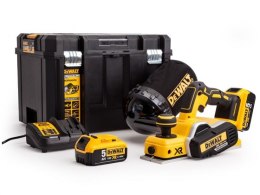 Akumulatorowy strug 18V Li-Ion 5,0Ah, DeWalt [DCP580P2-QW]