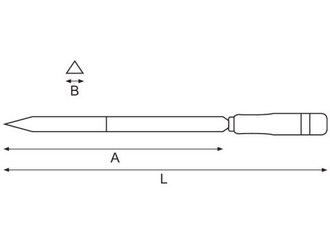 Nieiskrzący skrobak, Bahco [NSB708-360]