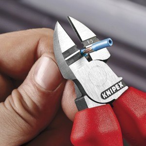 Obcinak boczny do ściągania izolacji 160mm KNIPEX [14 22 160]