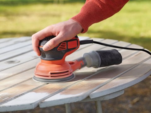 Szlifierka mimośrodowa 125mm, 240W, Black+Decker [KA199-QS]