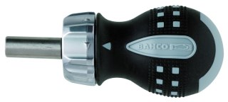 Zestaw 22szt. pokrętło z grzechotką, bity i adaptery 1/4", Bahco [808050S-22]