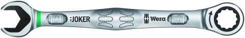 Zestaw 4szt. kluczy oczkowo-płaskich z grzechotką, Joker 6000, Wera [05073290001]