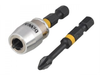 Zestaw końcówki udarowe Torison PH2 + ogranicznik głębokości, DeWALT [DT70536T-QZ]