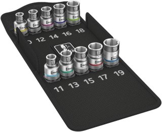 Zestaw nasadek sześciokątnych 1/2" 10-19mm Zyklop 2go Wera [05004203001]