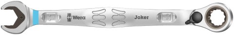 Klucz płasko-oczkowy odgięty z grzechotką i przełącznikiem kierunku pracy 11mm, Joker Switch 6001, Wera [05020066001]