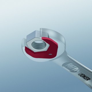 Klucz płasko-oczkowy odgięty z grzechotką i przełącznikiem kierunku pracy 16mm, Joker Switch 6001, Wera [05020071001]