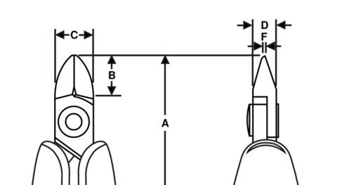 Ucinaki skośne serii RX Ultra, Ergo, rozmiar L 147mm, BAHCO [RX 8162]