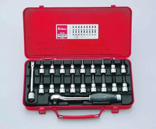Zestaw nasadek 3/8'' z końcówką TX, XZN, PH i Imbus Koken [3278]