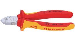 Obcinak boczny do ściągania izolacji 160mm w izolacji VDE do 1000V KNIPEX [14 26 160]