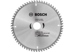 Piła tarczowa do cięcia aluminium, plastiku, surowych płyt wiórowych, 210x2,4/1,8x30mm, 64 zęby, Eco for Aluminum BOSCH [2608644