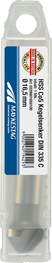 Pogłębiacz stożkowy HSS-Co 90' 19mm Alpen [0229001900100]