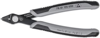 Precyzyjne, antystatyczne szczypce do dokładnego cięcia KNIPEX [78 61 125 ESD]