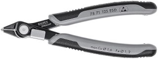 Precyzyjne, antystatyczne szczypce do dokładnego cięcia, Knipex [78 71 125 ESD]