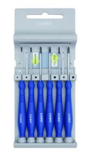 Zestaw 6szt. wkrętaków precyzyjnych Ph i płaskie, Irimo [461-6-B]