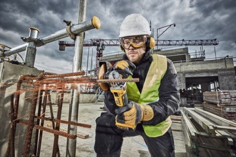 Akumulatorowa szlifierka kątowa 125mm, 18V 2x5,0Ah DeWALT [DCG405P2-QW]