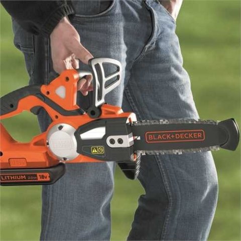 Piła łańcuchowa 20cm, 18V 1x2,0Ah, Black&Decker [GKC1820L20-QW]