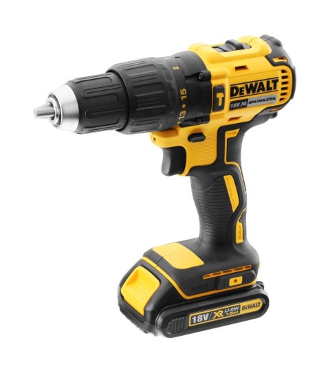 Akumulatorowa wiertarko-wkrętarka udarowa DeWalt [DCD778S2T-QW] 18V XR, Li-Ion, 2x1,5Ah