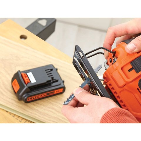 Akumulatorowa wyrzynarka 18V Li-Ion 1x2,0Ah, Black&Decker [BDCJS18-QW]