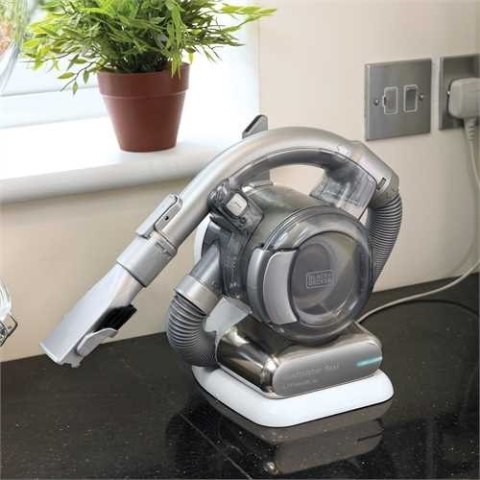 Akumulatorowy, bezworkowy odkurzacz ze stacją ładującą 18V Li-Ion 1x1,5Ah Dustbuster Flexi Black+Decker [PD1820L-QW]