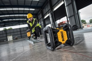 Laser obrotowy 60/600m z wiązką czerwoną 18V 1x2,0Ah, DeWalt [DCE079D1R-QW]